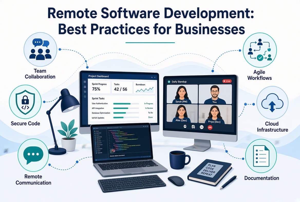 Remote Software Development: Best Practices for Businesses